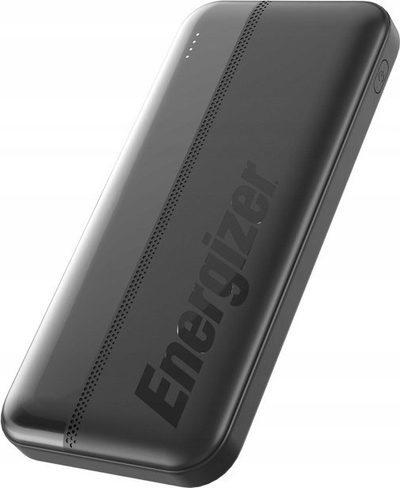 Power bank Energizer UE10000, 10000mAh, karikim i shpejtë, ngjyrë e zezë