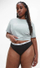 Set mbathje për femra Calvin Klein Thong, 3 palë, të kuqe/zeza/vjollcë
