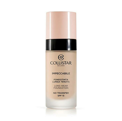 Krem pudër Collistar Impeccable SPF 15 Long Wear Foundation, 30 ml