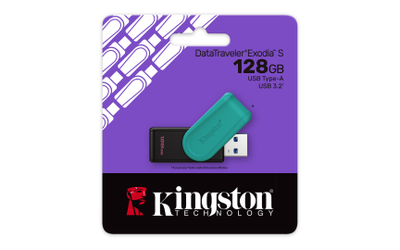 USB Kingston DataTraveler Exodia S, 128GB, USB 3.2, me ngjyra