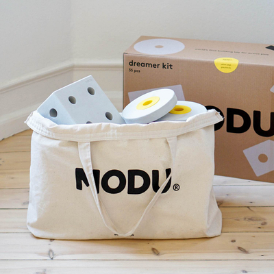 Çantë udhëtimi MODU Canvas, e madhe, kanavacë, e kremtë