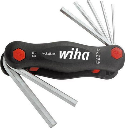 Set çelësa imbus Wiha Pocketstar, 7 copë, 2mm – 8mm