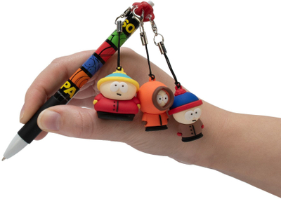 Stilolaps South Park Pen Pal, bojë e zezë, trup i hollë, shumëngjyrësh