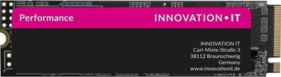 SSD i brendshëm Innovation IT 00-512111, 512GB, M.2 NVMe, i zi