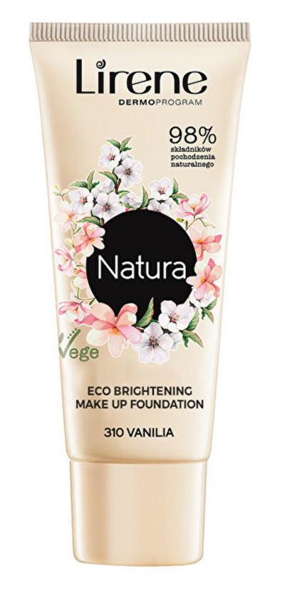 Shkëlqyes fytyre Lirene Natura (Eco Brightening Make), 30 ml