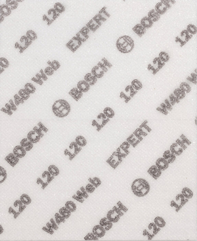 Letra zmerile Bosch 2608902381, granulim 120, set 2 copë