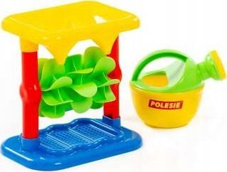 Set lodër me rërë Polesie 69894, mulli rëre me bazë, lotë uji, me shumë ngjyra