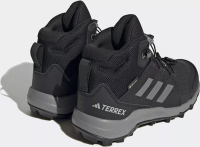 Këpucë trekking për kalamaj Adidas Terrex Mid GTX K Jr IF7522, Gore Tex, taban Continental, të zeza