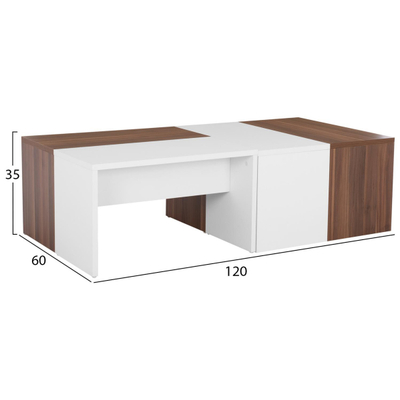 Tavolinë për kafe Karsyn 120×60×35 cm (HM9158)