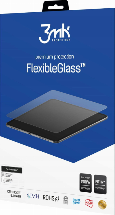 Xham mbrojtës 3MK FlexibleGlass për Samsung Galaxy Tab S9 FE Plus, 0.3mm, hibrid, transparent