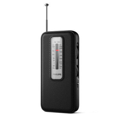 Radio portative Philips TAR1506/00, fm aux, e bardhë