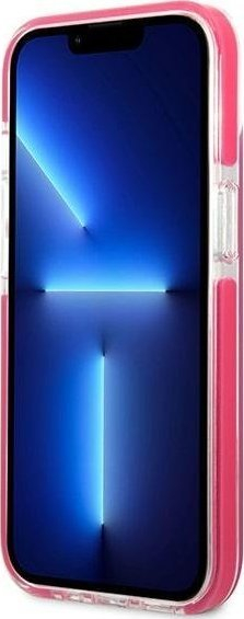 Futrollë telefoni Karl Lagerfeld Choupette Head KLHCP13MTPECPI, për iPhone 13 6.1", hardcase, fuchsia