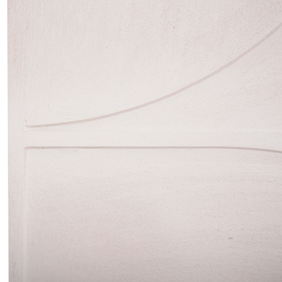 Panel muri katror Santorini 80x4x80Hcm (HM4507), bardhë