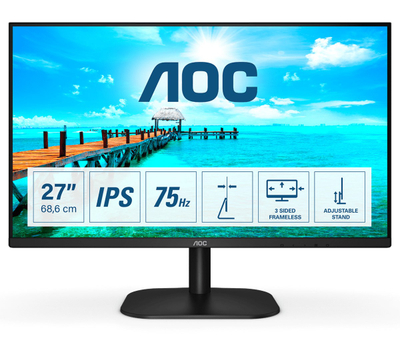 Monitor AOC 27B2H/EU, 27", Full HD, 75Hz, i zi