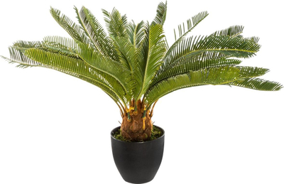 Palmë artificiale Atmosphera në vazo, 68 cm, e gjelbër