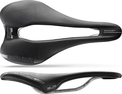 Shalë biçiklete Selle Italia SLR Boost TI 316 Superflow L3, për rrugë, e zezë