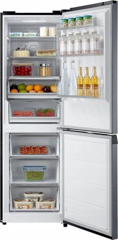 Комбиниран фрижидер Toshiba GR-RB449WE-PMJ06, замрзнувач долу, Alloy Cooling, инокс