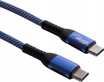 Kabllo USB Type C Akyga AK-SC-38, 1m, tela të zhveshme, e zezë