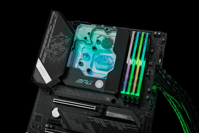 Monobllok ftohës me ujë EKWB Quantum Momentum, për MSI MPG Z590 Gaming Carbon, D-RGB, i tejdukshëm