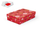 Kuti dhuratash për Krishtlindje Christmas A V006 AL, 24x16x6 cm, karton 1.5 mm, e kuqe festive