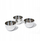 Set tasa Alessi Mami Bowl, 3 copë, inoks, argjend
