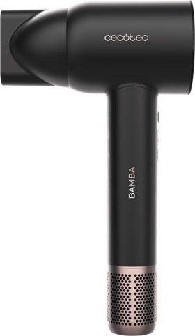 Tharëse flokësh Cecotec Bamba Ionicare Rockstar Nano Iontech, me jone, e vogël kompakte, gri