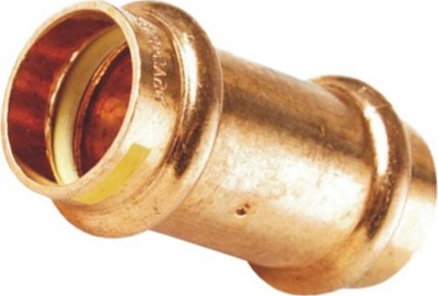 Еднакво Т спојување за гас Mepla, бакарно press fit, 15mm, женско
