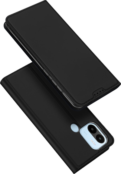 Mbrojtëse telefoni Dux Ducis Skin Pro për Xiaomi Redmi A1 Plus, me kapak libër, me xhep karte, e zezë