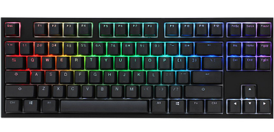 Tastierë Ducky One 2 RGB TKL, USB, German, e zezë