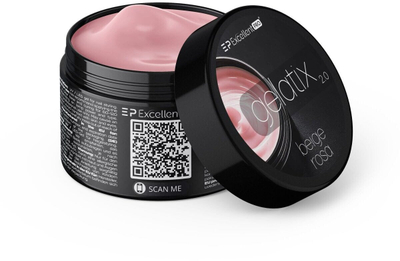 Xhel ndërtues për thonj Excellent Gelatix 2.0 Jelly, 50 ml, Beige Rosa