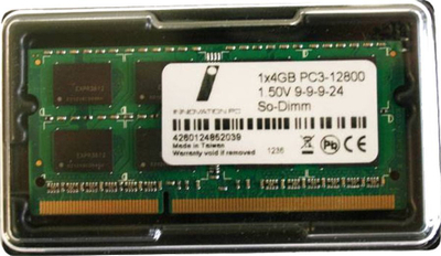 Memorie RAM laptop Innovation IT 4GB, DDR3 1600MHz, SO DIMM, jeshile