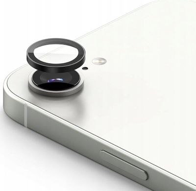Заштита за камера Ringke за iPhone 16E, сет од 2 парчиња, црна