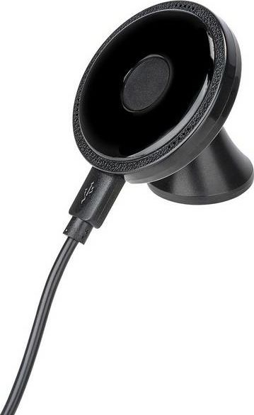 Mbajtëse makine F608, karikim wireless 10W, Nano Glue, e zezë