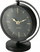 Orë tavoline Boltze Home Black Table Clock Standing Round, metal, 20cm, e zezë me akrepa të artë