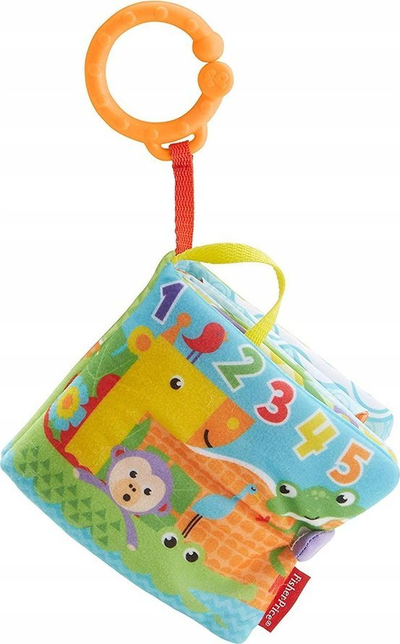 Lodër për bark Fisher-Price Newborn Tummy Time, panel loje i palosshëm, gjëra shqisore, shumëngjyrëshe