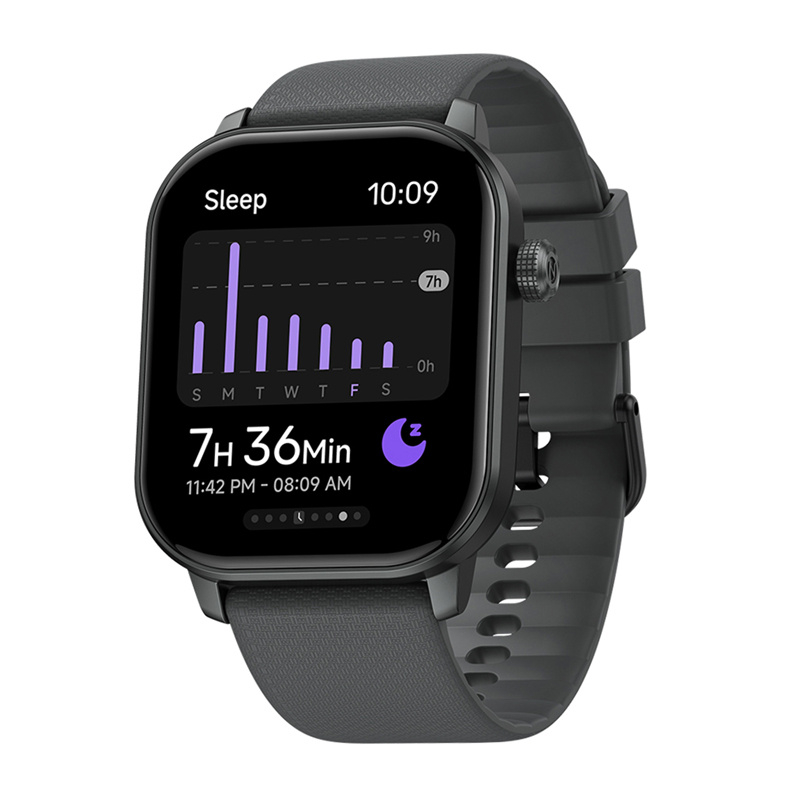Ora inteligjente Zeblaze GTS 3 GPS, ekran 2.01", thirrje telefonike, gri e errët