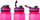 Shishe uji Kiro Pink KI3032PN, 1000 ml, plastikë tritan, rozë