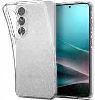 Mbështjellës Spigen Liquid Crystal Glitter, për Samsung Galaxy S26, TPU fleksibël, transparent me shkëlqim