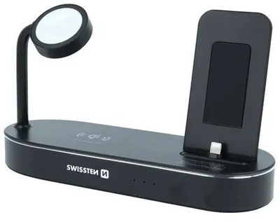 Karikues makine Swissten Wireless 4n1 MFi, 45W, USB Power Delivery, i zi