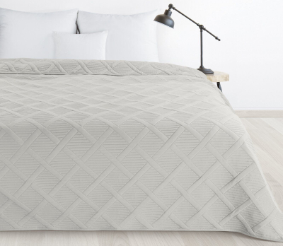 Mbulesë krevati Alara Quilt Silver, 200 x 220 cm, ngjyrë argjendtë