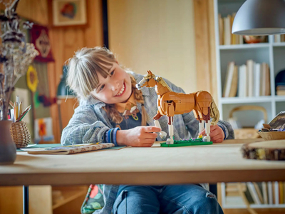 Lodër ndërtimi Lego Creator 31166 Beautiful Horse 3 in 1, set 3 në 1, për fëmijë 9+, shumëngjyrëshe