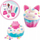 Set modelues Epee Gabbys Dollhouse Cat Surprise Box, plastelinë, jeshile