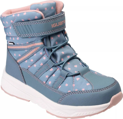 Çizme bore për kalamoj Iguana Lomer Mid Wp Jr, waterproof, me fleece, gri