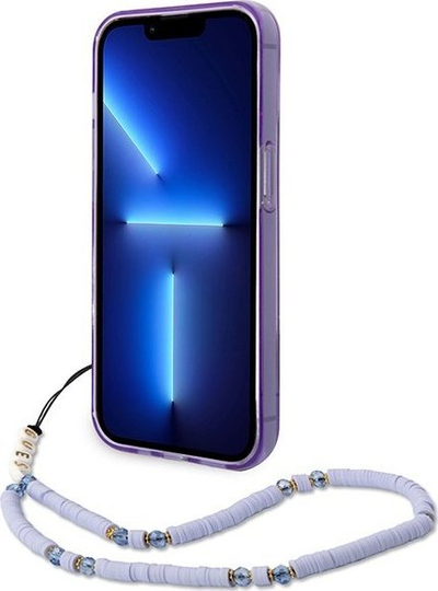 Mbulesë telefoni Guess GUHCP14XHGCOHU, për iPhone 14 Pro Max, hardcase Translucent Pearl, lejla