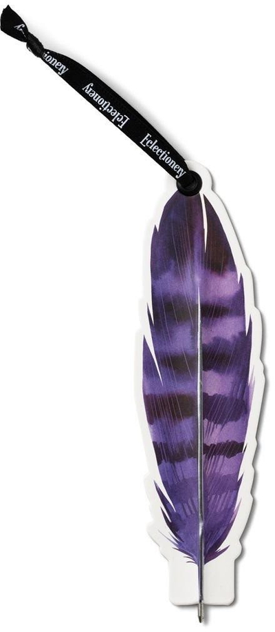 Stilolaps shënues If Bookmarks Pen Feather, dizajn puplore, shumëngjyrësh