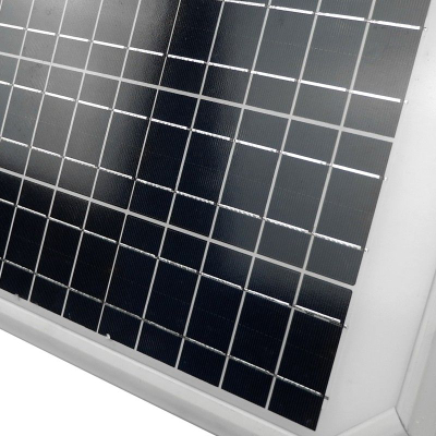 Lampë dielli për rrugë Powerneed Atlas, 2000 lm, LED, ngjyrë argjendi
