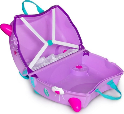 Детски куфер-играчка Trunki Kitty Cassie, 18L, со тркала, шарен