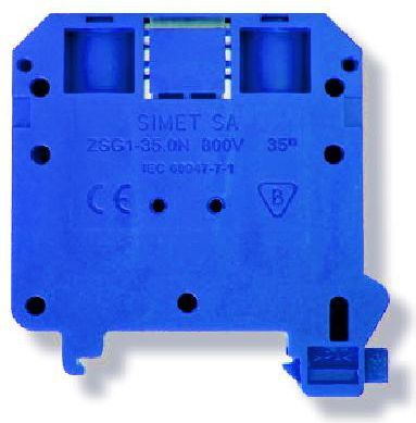 Bllok terminali SIMET ZSG 1-35.0Nn 2-tel 35 mm2 (11721313), i kaltër