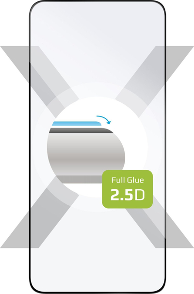 Заштитно стакло FIXED FullGlue, за Samsung Galaxy S22 5G, 2.5D, црно
