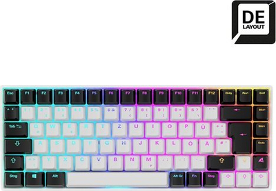 Tastierë gaming Sharkoon SKILLER SGK50 S3, mekanike, layout 75%, me drita RGB, e zezë